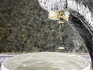 Hard water shortening lifespan of bathroom faucet